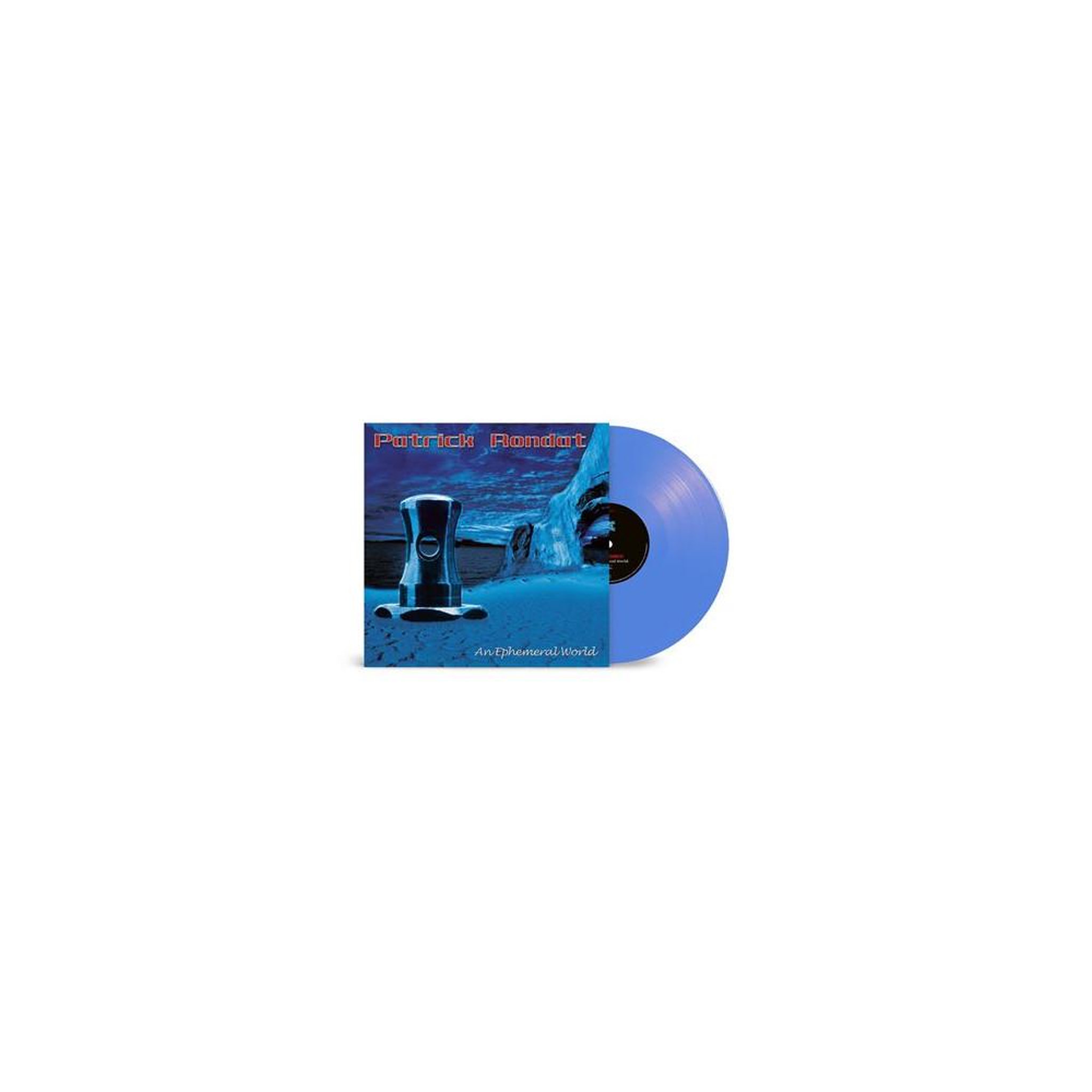 Vinyle 2xlp bleu transparent an ephemeral world de patrick rondat