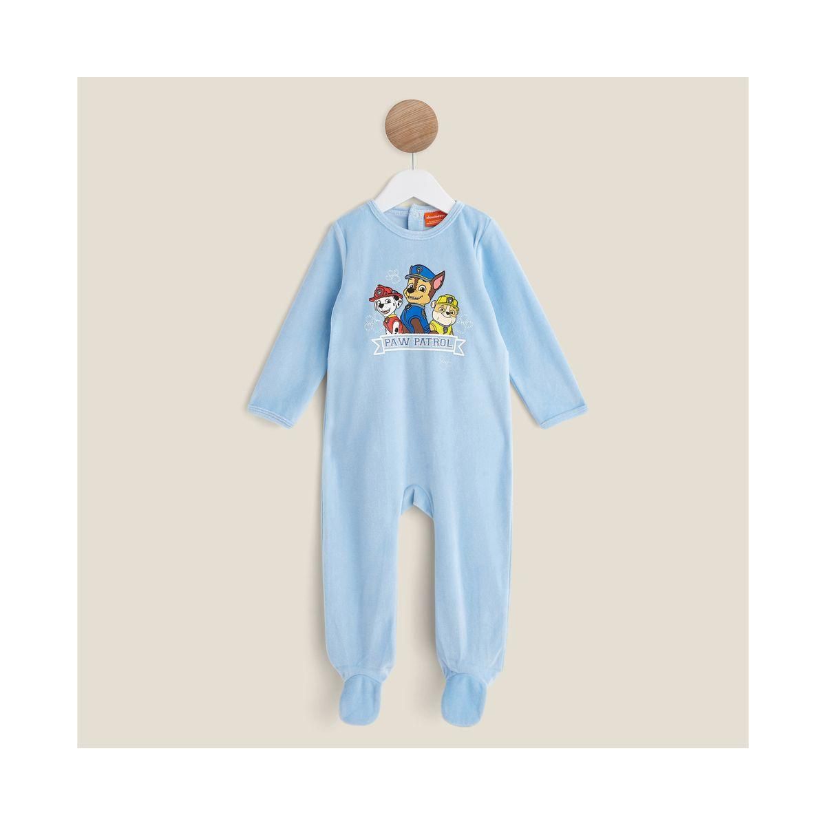 PAT PATROUILLE Dors bien velours bébé garçon