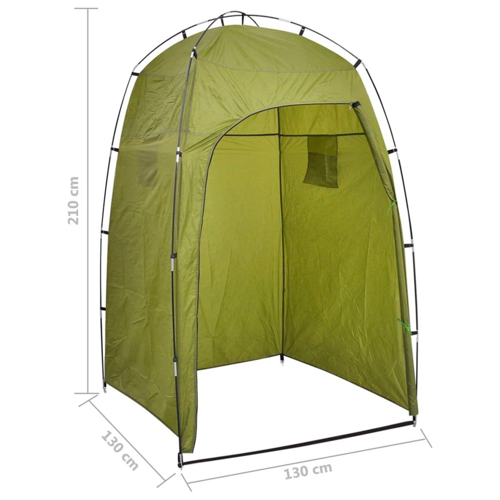 Voir la diapositive 6 : VIDAXL Toilette portable de camping avec tente 10+10 L
