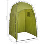 Voir la diapositive 6 : VIDAXL Toilette portable de camping avec tente 10+10 L