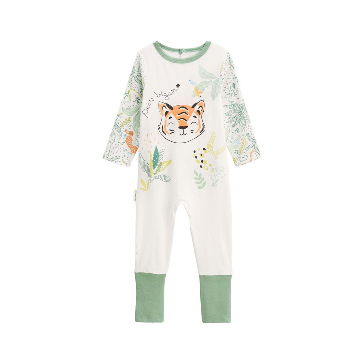 Petit Béguin Pyjama bébé avec pieds retroussables Kanha