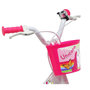 Voir la diapositive 3 : Vélo enfant - Modèle 16'' Fille Licorne / Unicorn pour enfant de taille 105 à 120 cm avec stabilisateurs - Panier avant - Porte poupée arrière - 2 freins et pneus gonflables