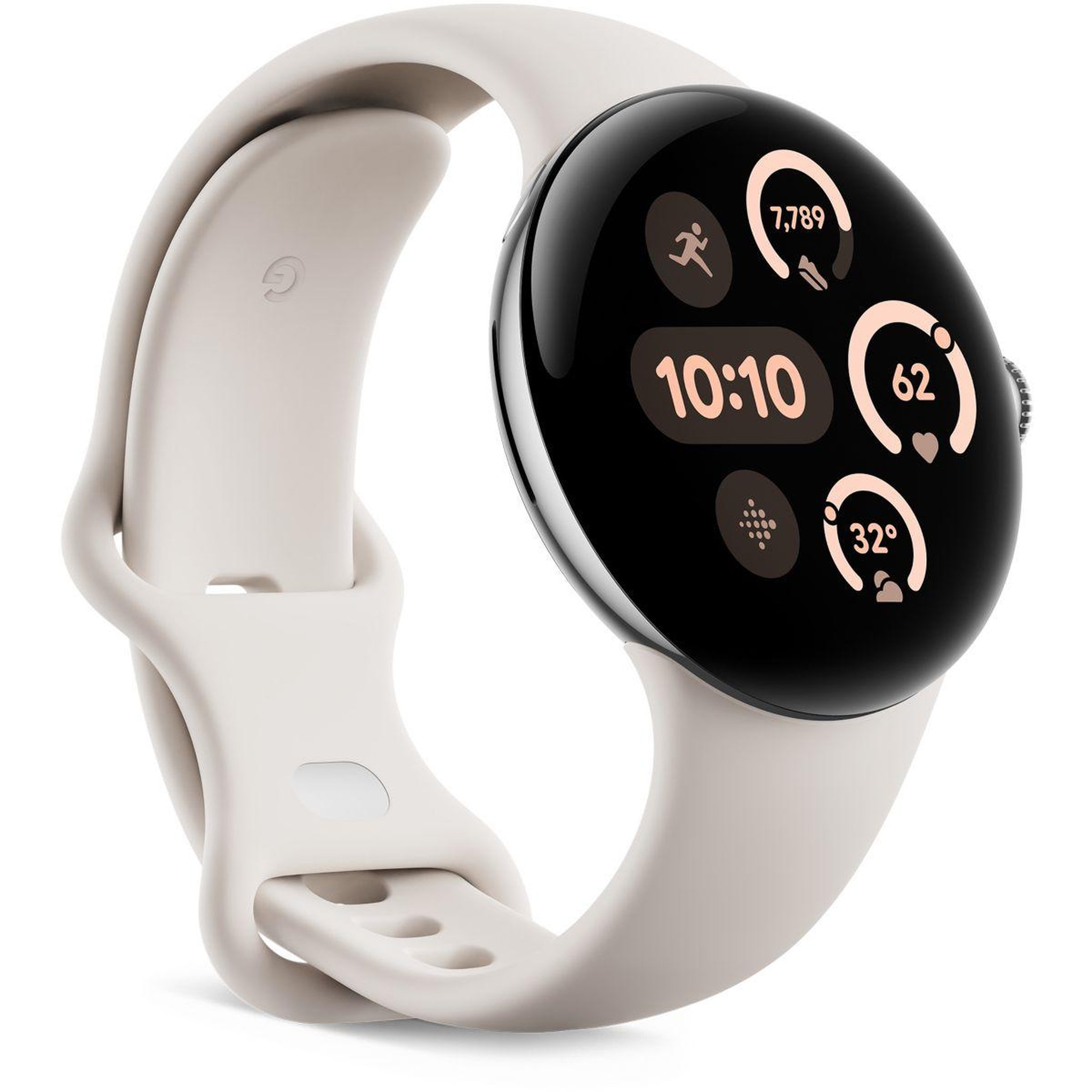 Voir la diapositive 3 : GOOGLE Montre connectée Pixel Watch 3 41mm Argent Poli Bluetooth