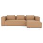 Voir la diapositive 3 : LISA DESIGN Stella - canapé d'angle droit 4 places en simili