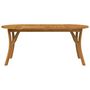 Voir la diapositive 3 : VIDAXL Table de jardin 200x90x75 cm Bois d'acacia solide