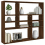 Voir la diapositive 3 : VIDAXL Etagere murale Chene marron 90x16x78 cm Bois d'ingenierie