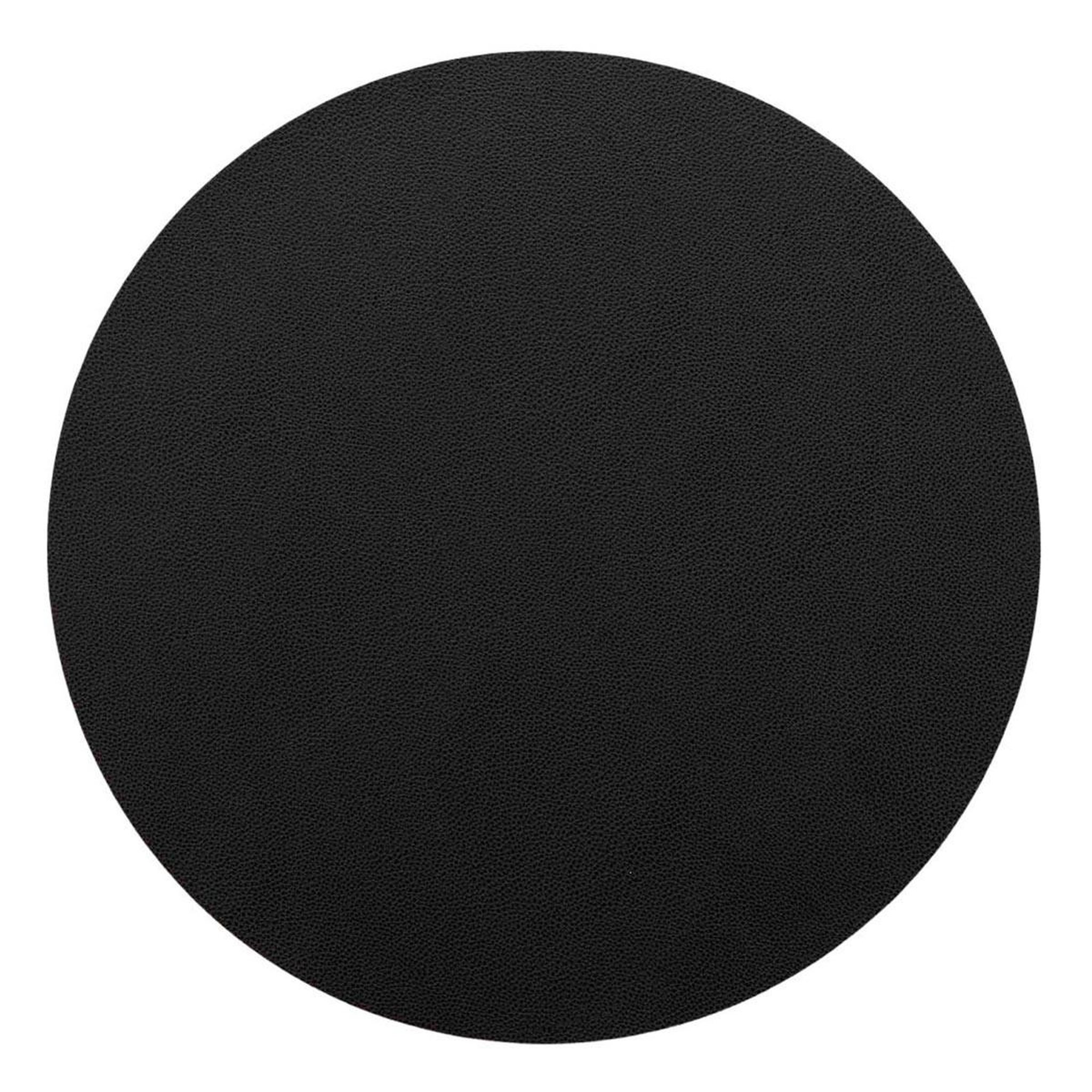 Douceur d'Intérieur Set de table rond  granis  38cm noir