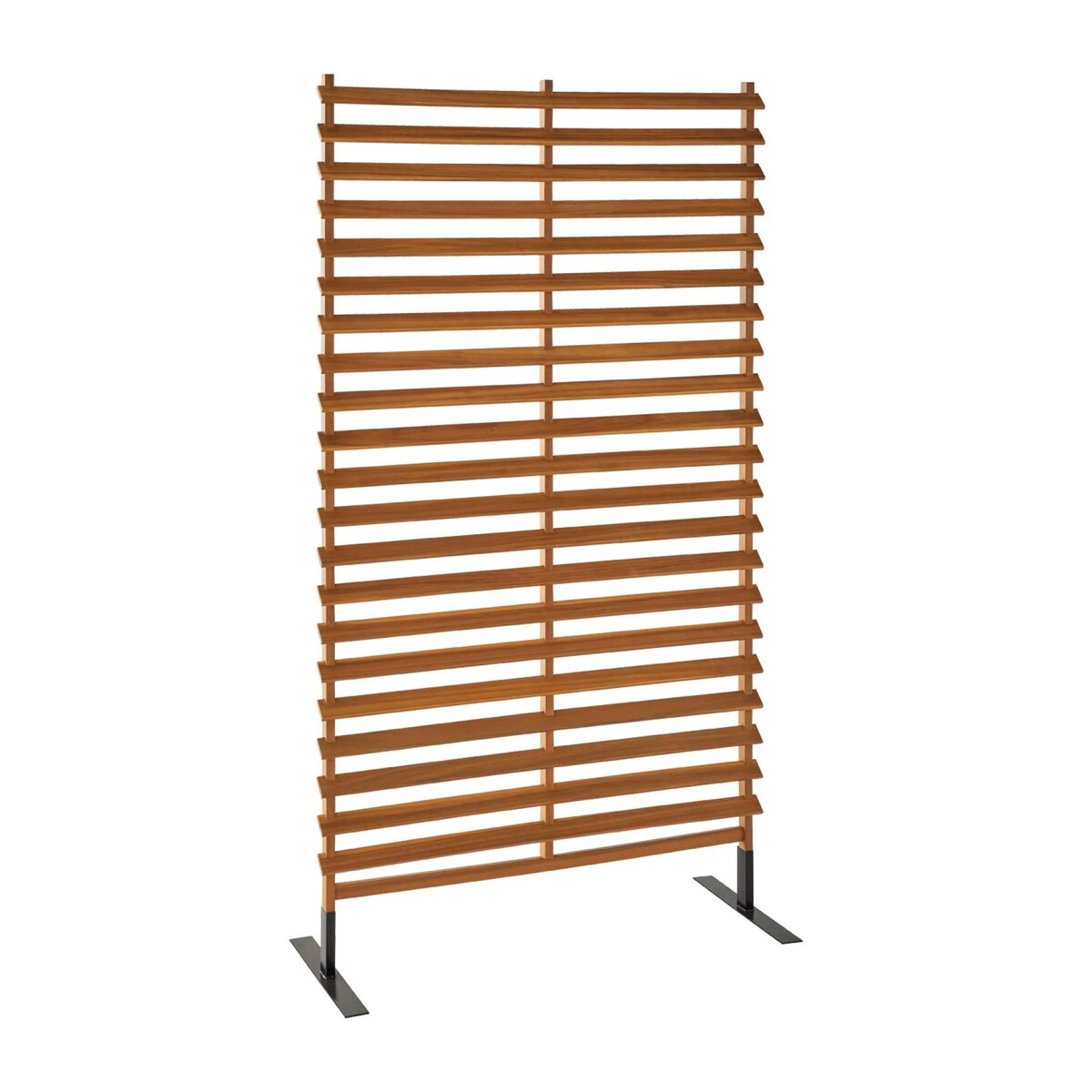 SWEEEK Paravent extérieur en bois. 100cm. acacia. intérieur. extérieur