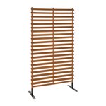 SWEEEK Paravent extérieur en bois. 100cm. acacia. intérieur. extérieur
