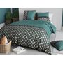 Voir la diapositive 2 : ATELIER DU COTON Parure housse de couette 100% coton 57fils victory