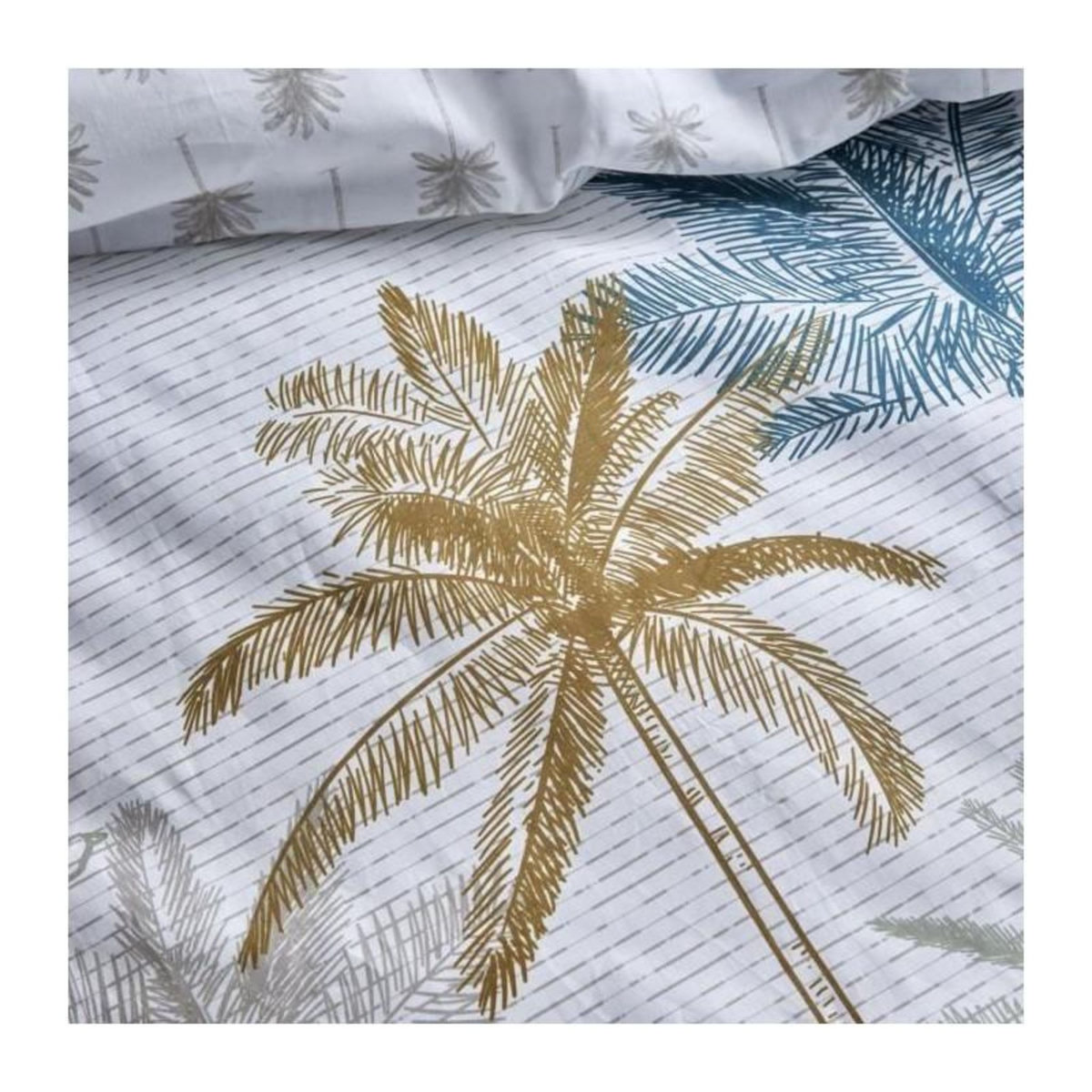 Today Parure de lit 2 personnes - TODAY - Sunshine 16.3 - 220 x 240 cm - 100% Coton imprimé