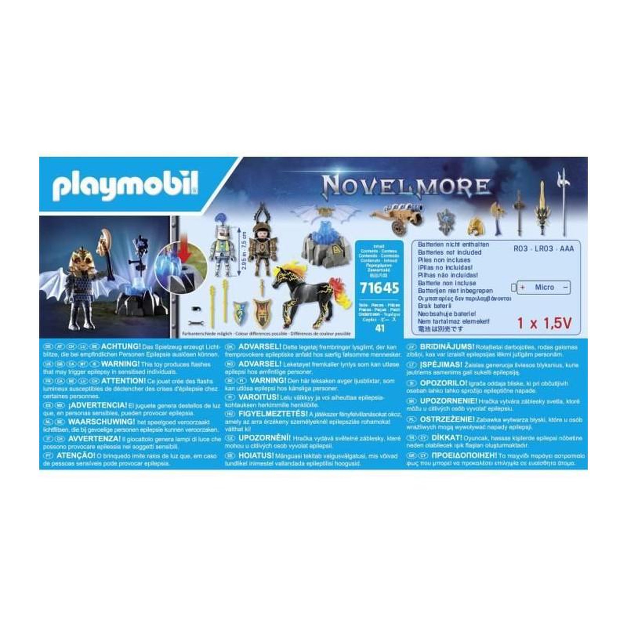 Voir la diapositive 6 : PLAYMOBIL 71645 LeDuel de chevaliers