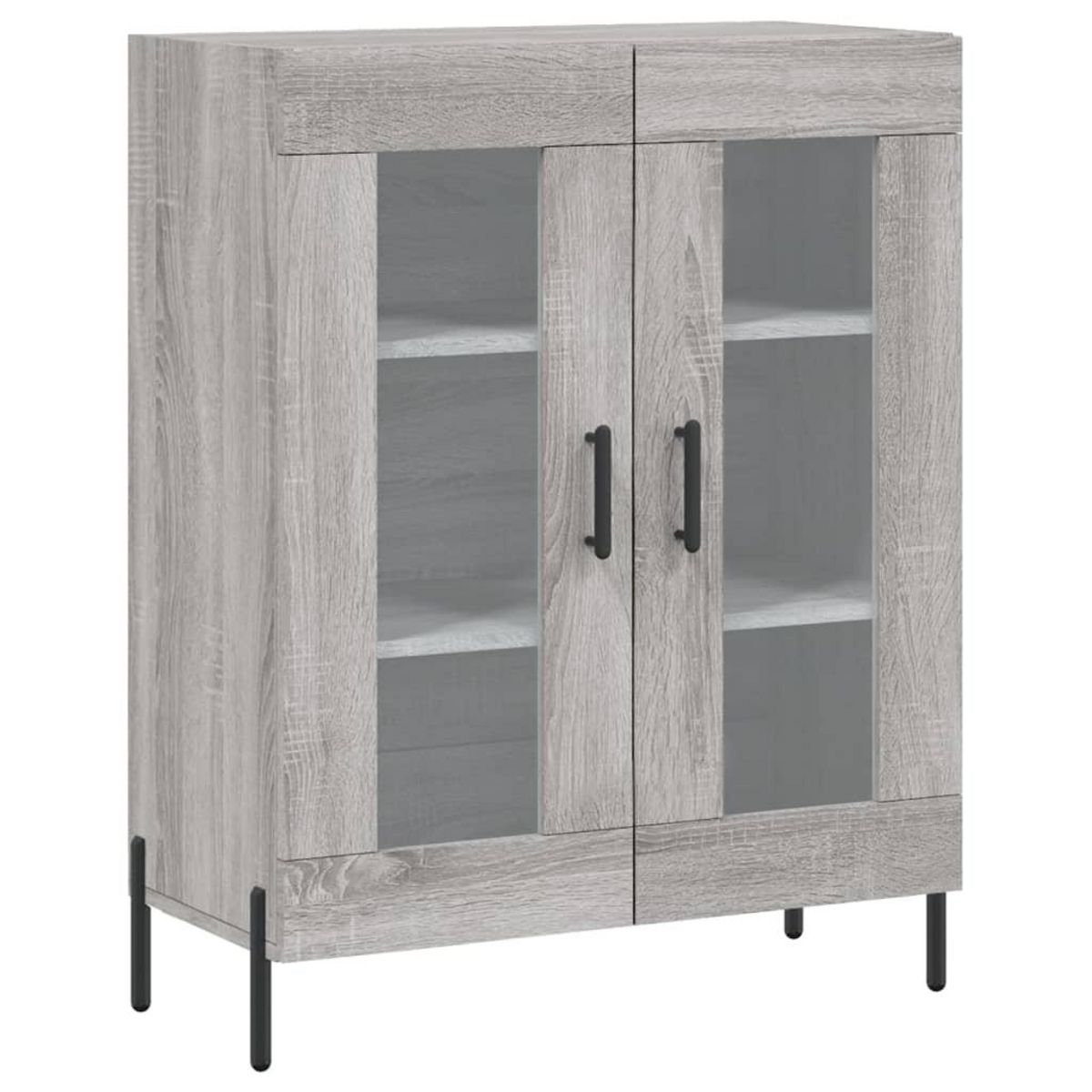 VIDAXL Buffet sonoma gris 69,5x34x90 cm bois d'ingenierie