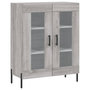 Voir la diapositive 2 : VIDAXL Buffet sonoma gris 69,5x34x90 cm bois d'ingenierie