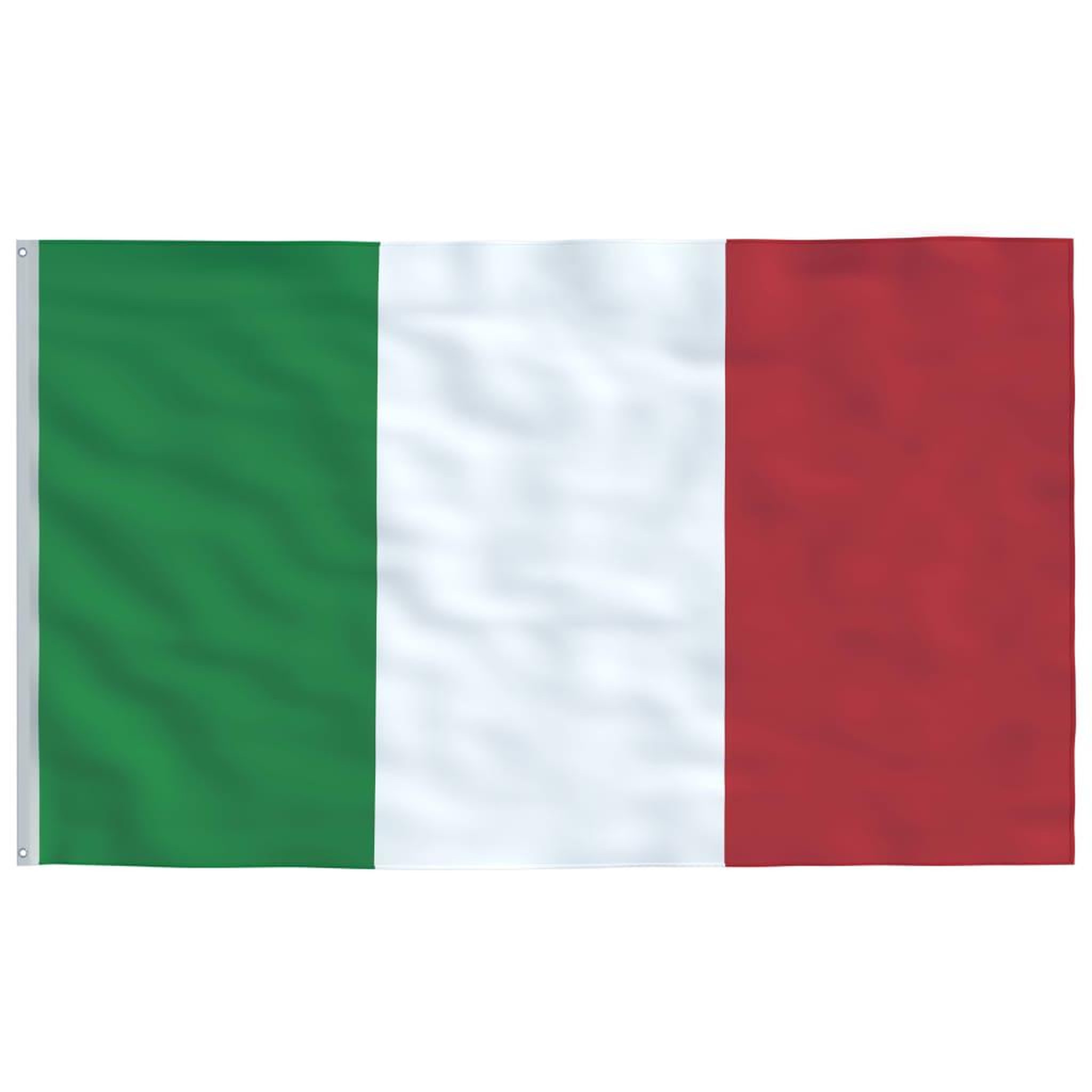 Voir la diapositive 4 : VIDAXL Drapeau de l'Italie et mat 5,55 m Aluminium