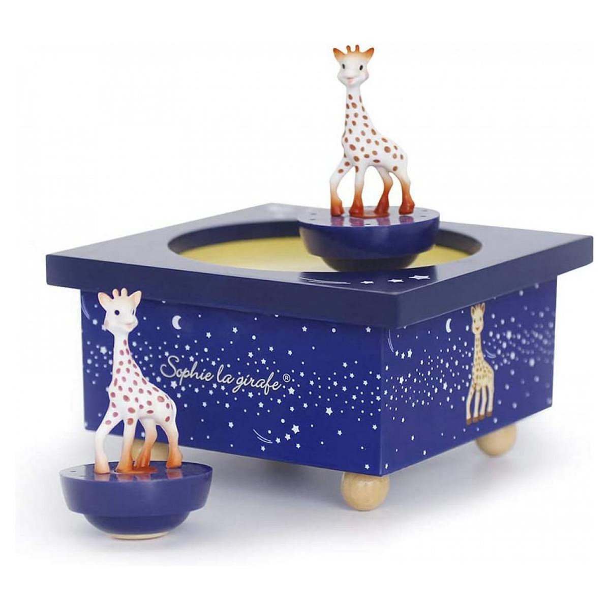 Trousselier Boite Musique Bois Sophie la Girafe Voie Lactee