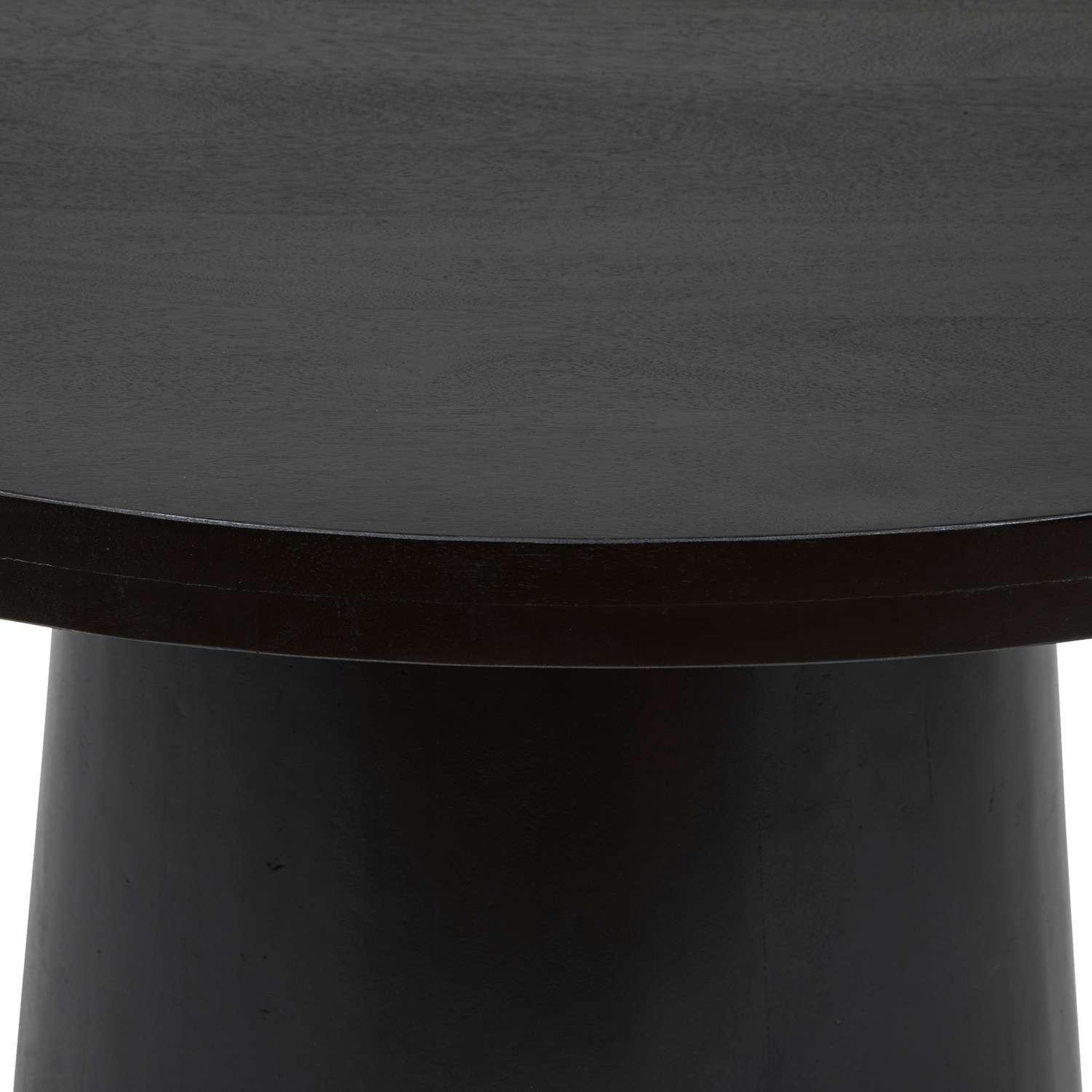 Voir la diapositive 3 : ATMOSPHERA Table à manger en bois pour 4 personnes boki - noir