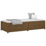 Voir la diapositive 3 : VIDAXL Lit de jour sans matelas marron miel 90x200 cm bois pin massif
