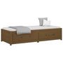 Voir la diapositive 3 : VIDAXL Lit de jour sans matelas marron miel 90x200 cm bois pin massif