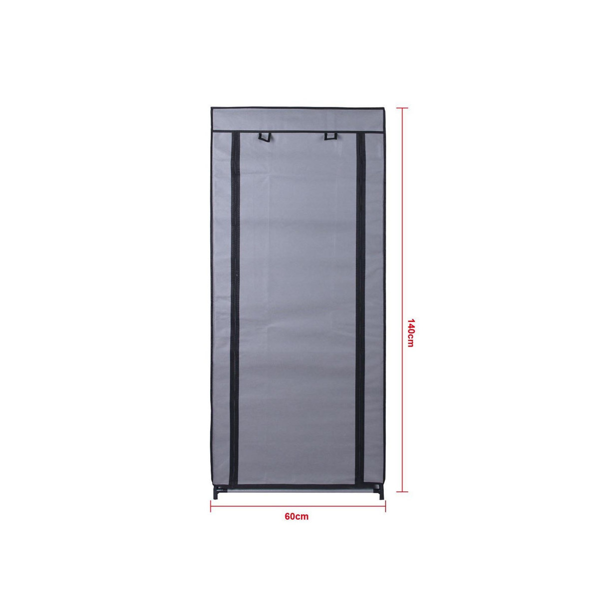 IDIMEX Meuble à chaussures en tissu TAMARA, 8 tablettes