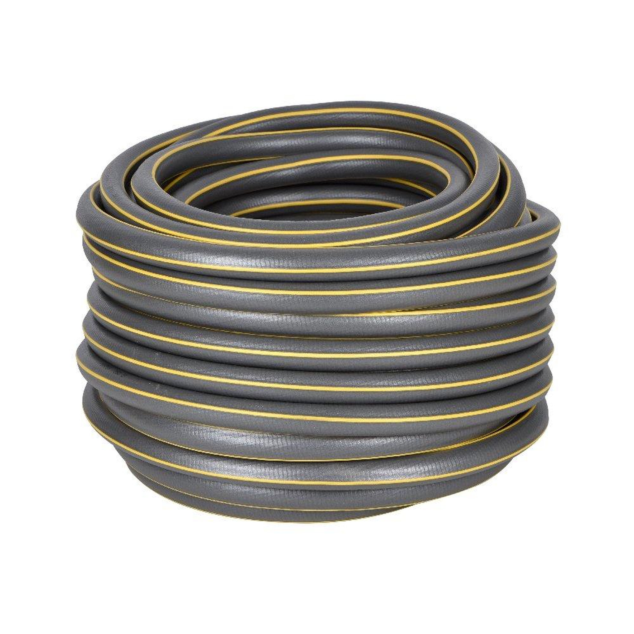 Hozelock Tuyau d'arrosage anti écrasement Ultramax usage domestique diamètre 15 mm 50 m gris jaunes
