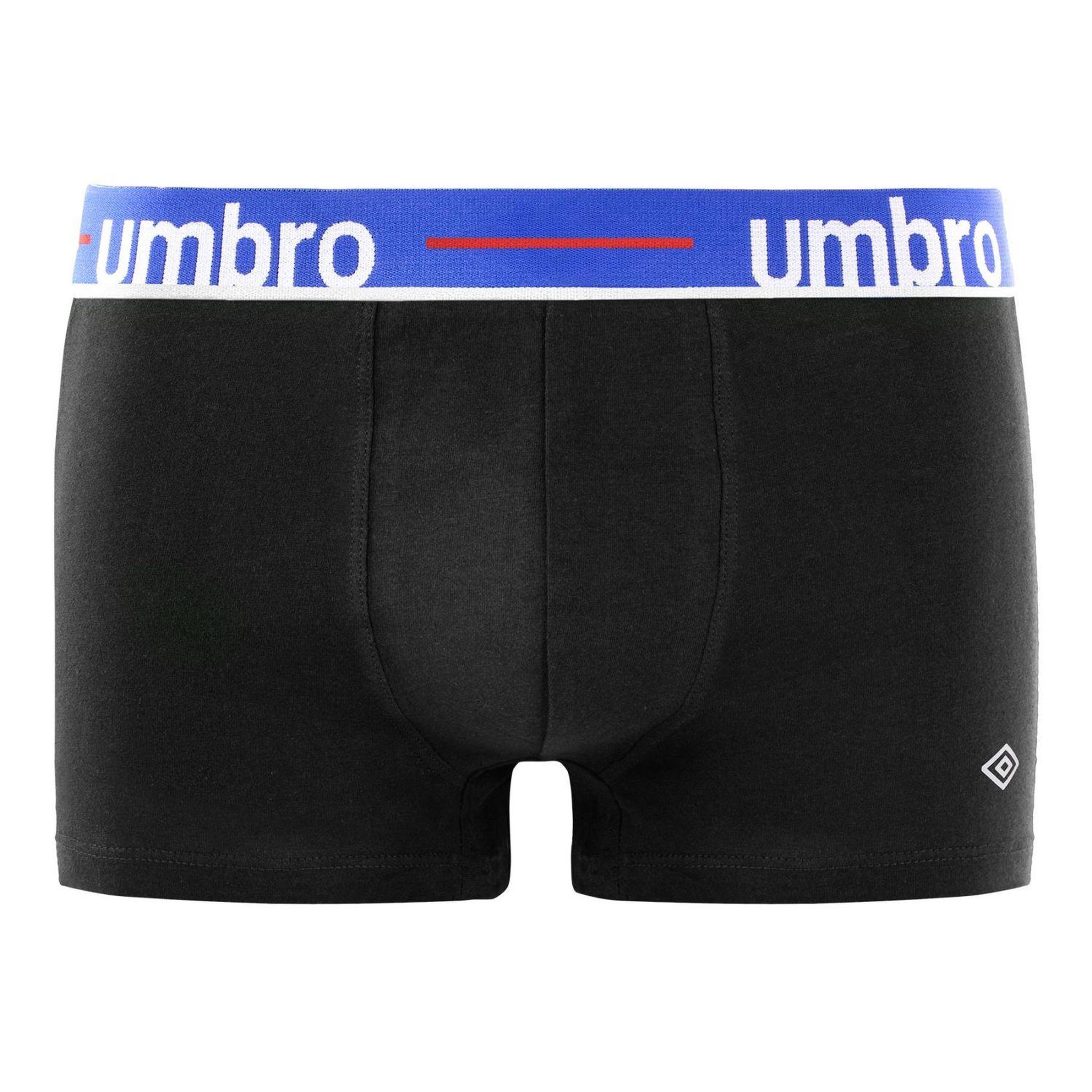 Voir la diapositive 3 : UMBRO Lot de 3 Boxers coton homme Line Class