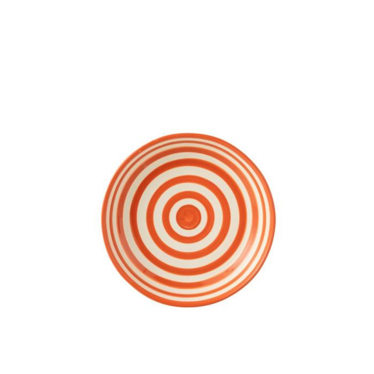 Paris Prix Coupelle Basse en Céramique  Granada Rayure  25cm Orange