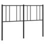 Voir la diapositive 2 : VIDAXL Tete de lit metal noir 150 cm