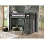 Voir la diapositive 2 : Paris Prix Pack - Lit Mezzanine Enfant & Armoire  London  Anthracite