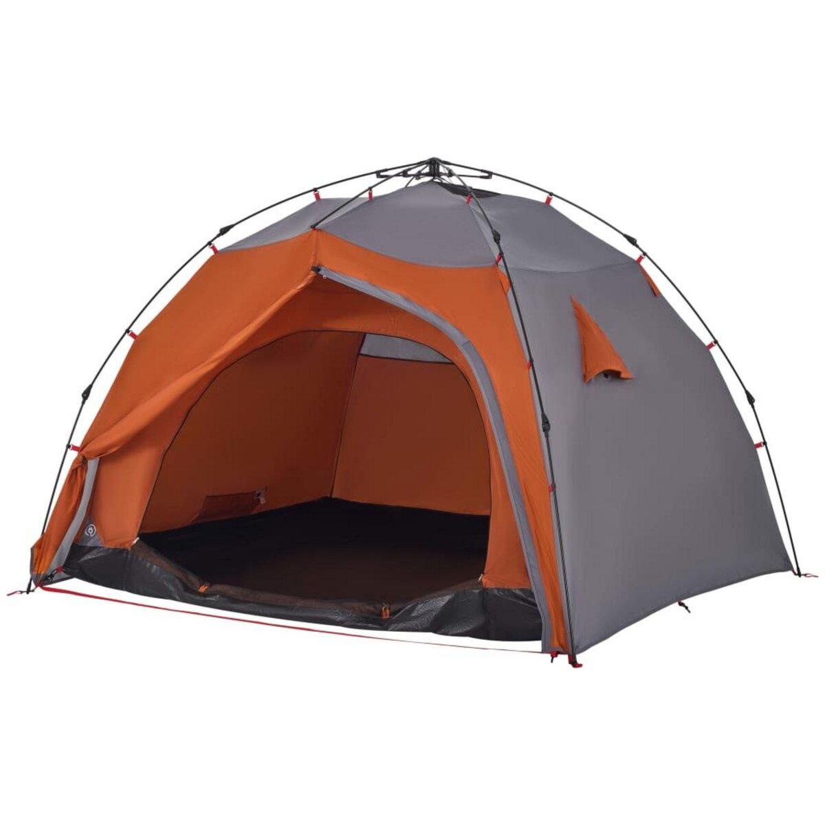 VIDAXL Tente de camping a dome 4 personnes liberation rapide