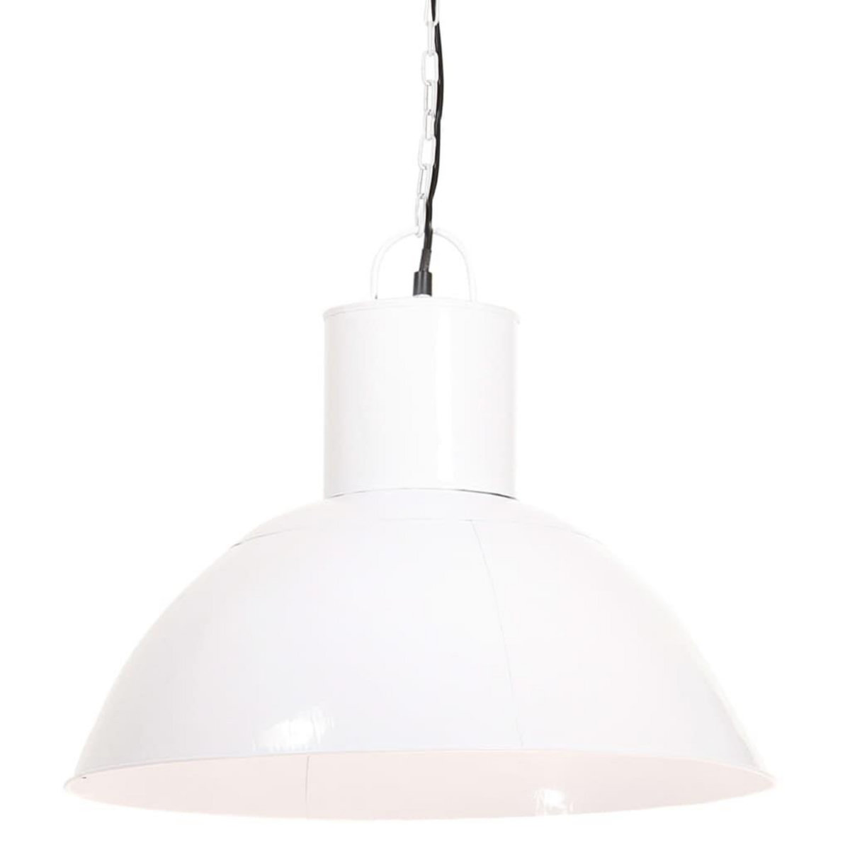 VIDAXL Lampe suspendue 25 W Blanc Rond 48 cm E27