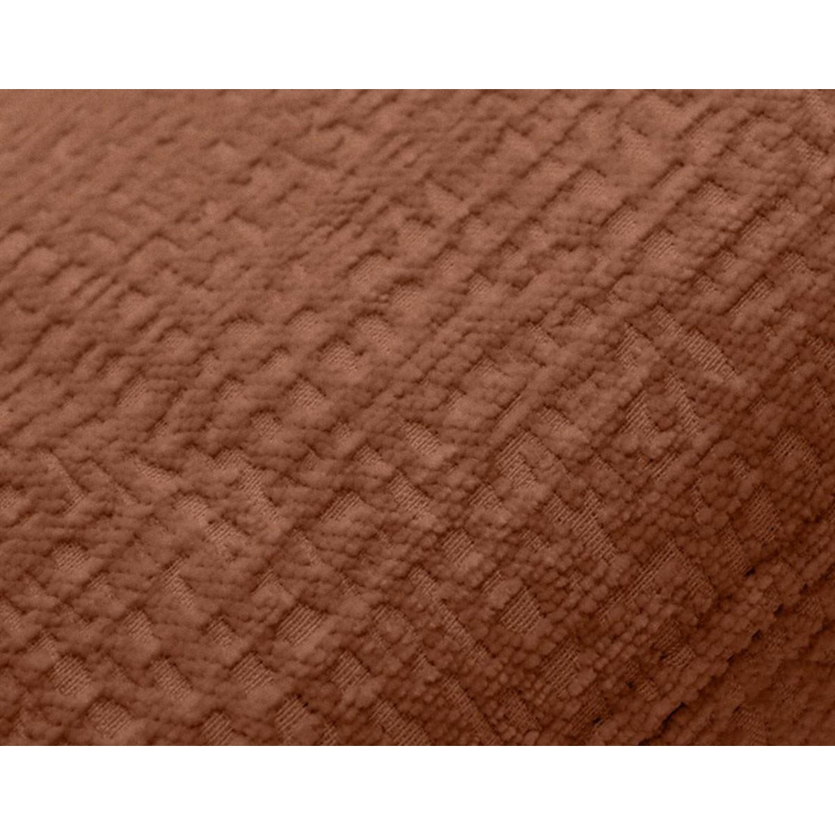 LISA DESIGN Bastille - pouf en tissu velours relief