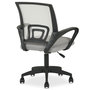 Voir la diapositive 4 : IDIMEX Chaise de bureau ergonomique JAKE réglable en tissu mesh