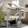 Voir la diapositive 1 : Paris Prix Pack - Lit Cabane Enfant & Sommier  Charlotte  90x200cm Beige