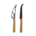 PEBBLY Set de 2 couteaux à fromage - NBA201
