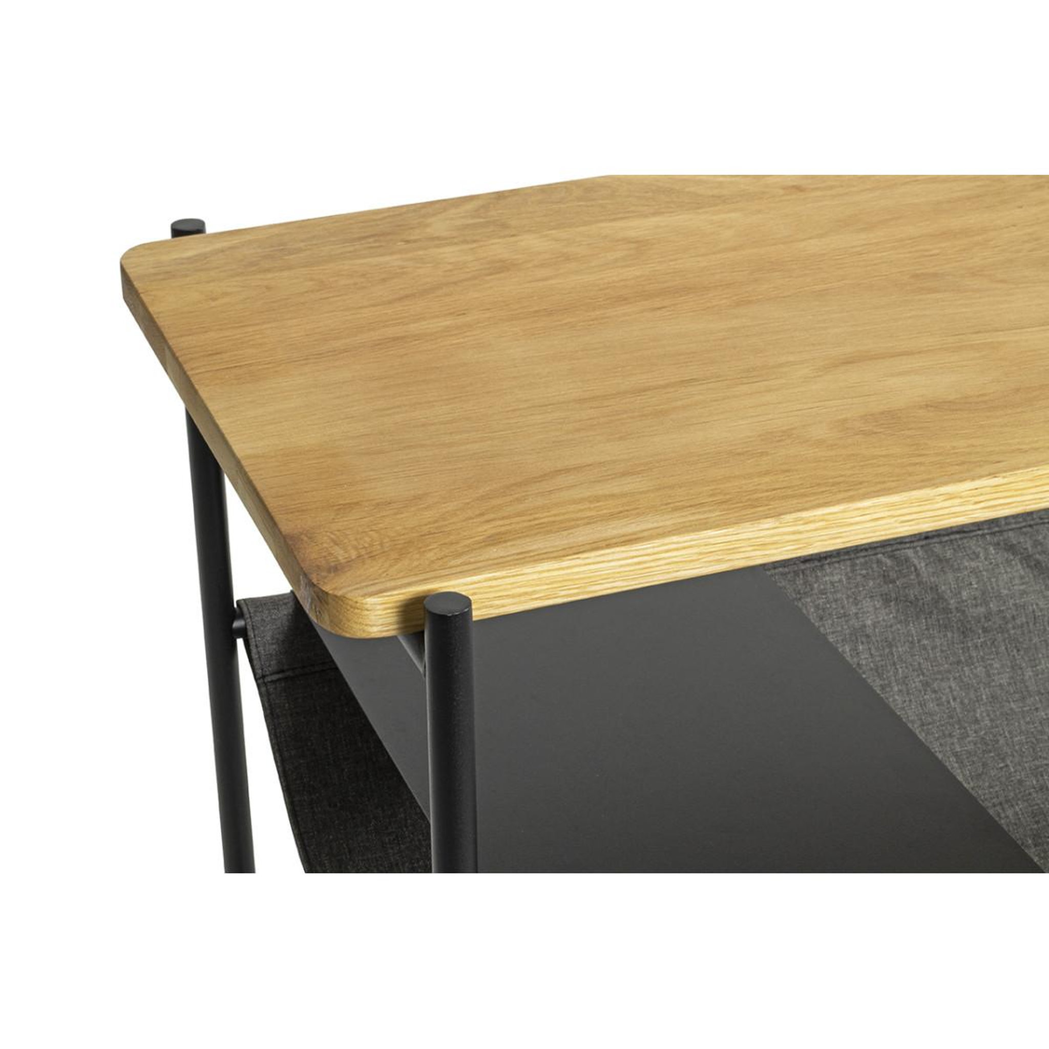 Voir la diapositive 5 : Paris Prix Table d'appoint avec rangement  sacramento  60cm chêne & gris