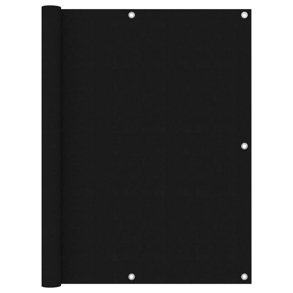 VIDAXL Ecran de balcon Noir 120x400 cm Tissu Oxford