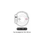 IBROZ Bracelet Apple Watch Sport 38/40/41mm noir/blanc