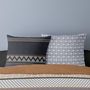 Voir la diapositive 2 : Dourev Housse de couette 240x220 LOGAN + 2 taies Percale de coton