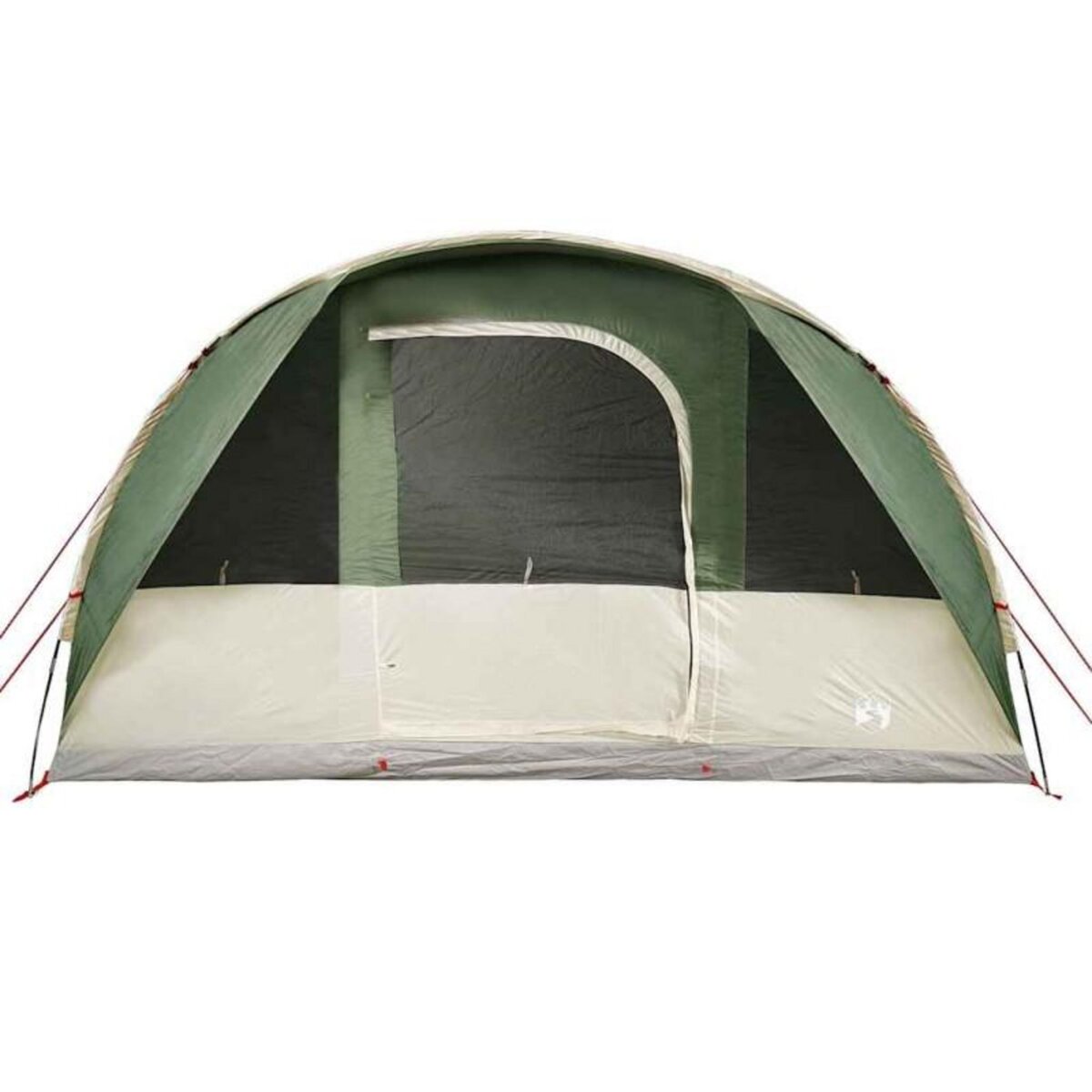 VIDAXL Tente de camping tunnel 7 personnes vert imperméable