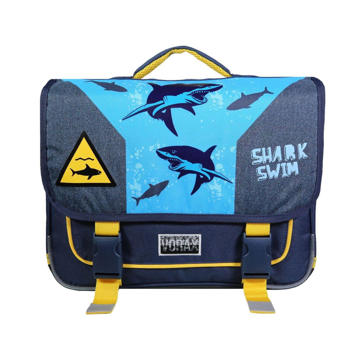 Bagtrotter BAGTROTTER Cartable 38 cm Vorax Bleu Requin