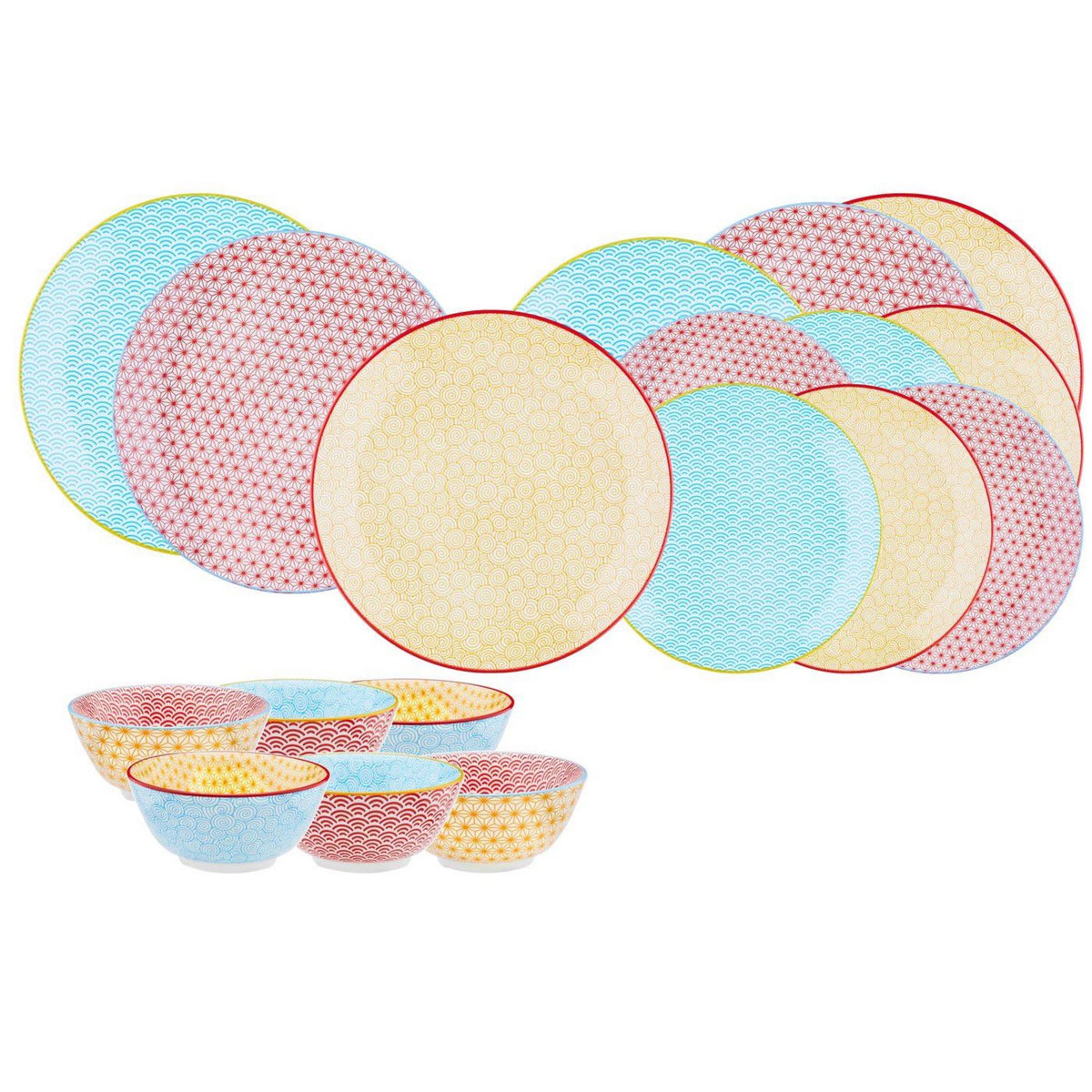 BJORN Service Les essentiels - 18 pièces - Color