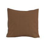 SOLEIL D'OCRE Coussin décoratif lin coton 45x45 cm LINO, par Soleil d'Ocre. Coloris disponibles : Vert, Marron, Beige, Blanc