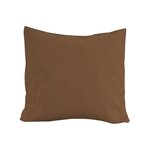 SOLEIL D'OCRE Coussin décoratif lin coton 45x45 cm LINO, par Soleil d'Ocre. Coloris disponibles : Beige, Vert, Marron, Blanc