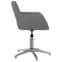 Voir la diapositive 4 : VIDAXL Chaise pivotante de bureau Gris clair Tissu