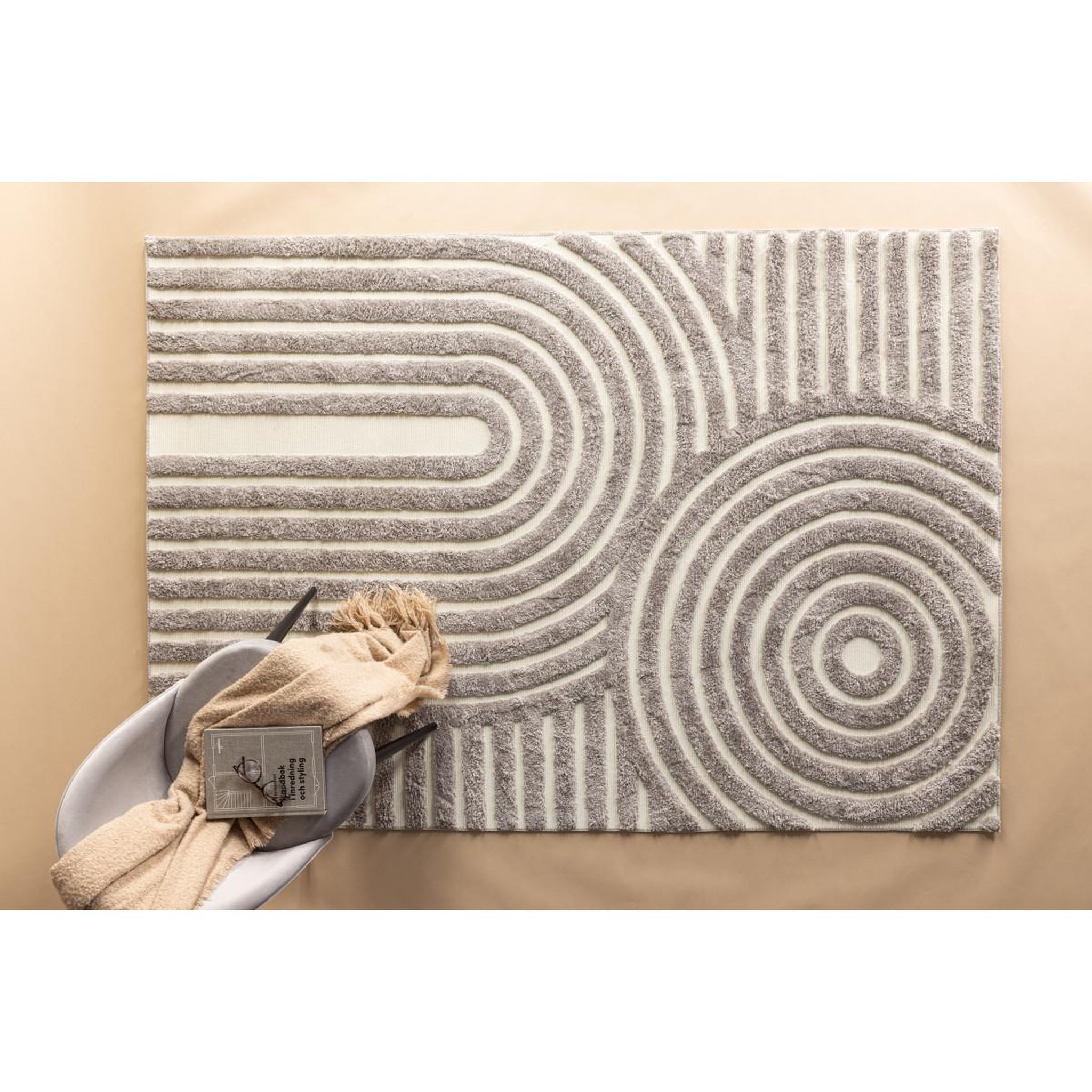 Voir la diapositive 5 : Paris Prix Tapis déco  nikita  200x290cm gris