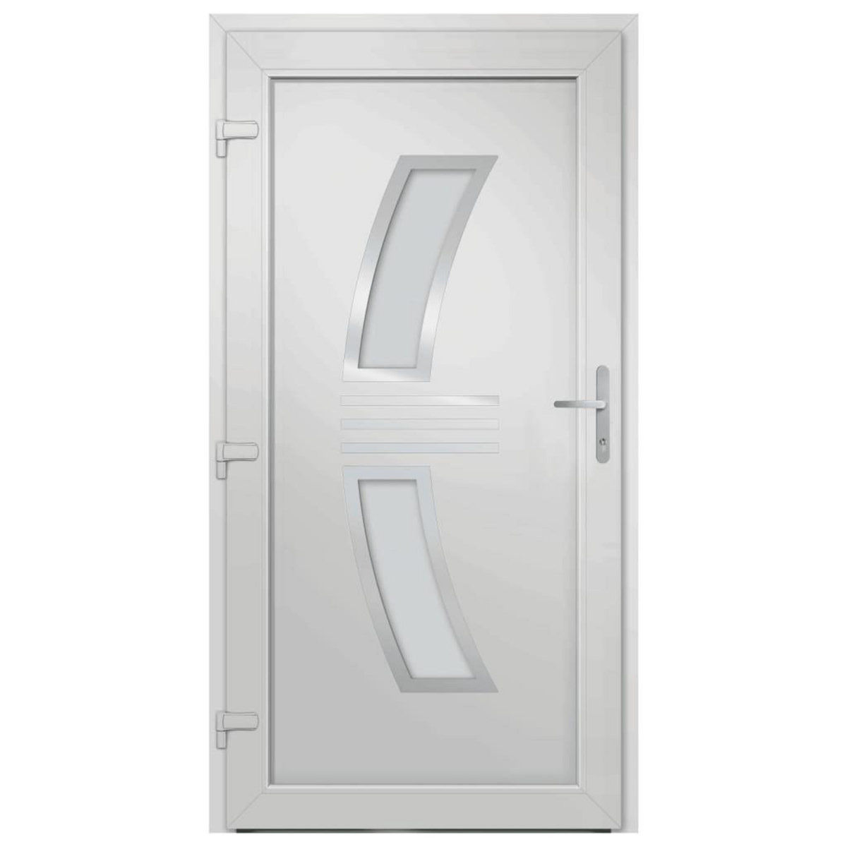 VIDAXL Porte d'entree Blanc 108x200 cm PVC