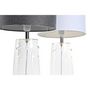 Voir la diapositive 4 : MARKET24 Lampe de bureau DKD Home Decor Verre Transparent Blanc Gris clair 30 x 30 x 54 cm (2 Unités)