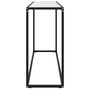 Voir la diapositive 3 : VIDAXL Table console Blanc 120x35x75 cm Verre trempe