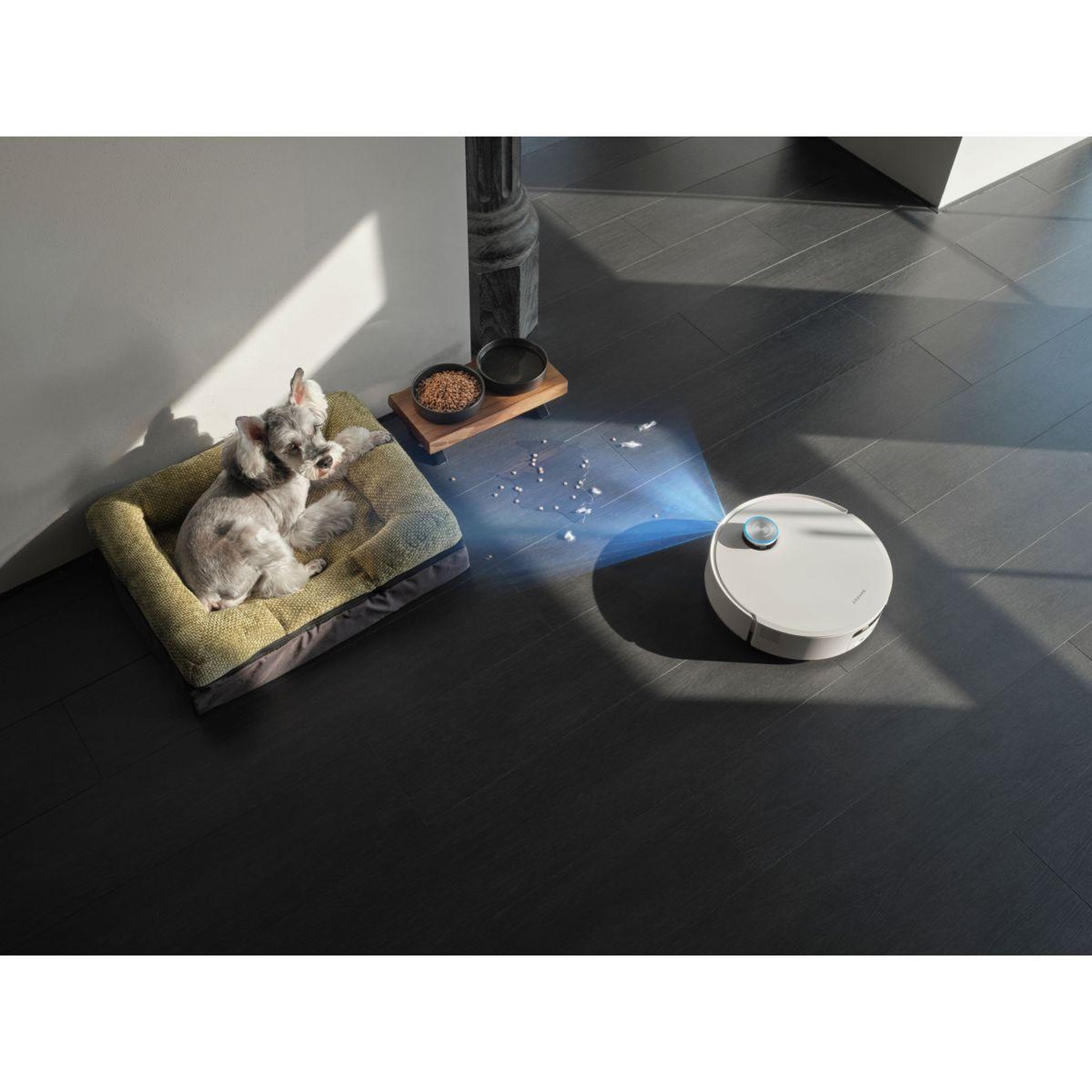 Voir la diapositive 3 : DREAME Robot aspirateur laveur aqua10 ultra roller complete blanc